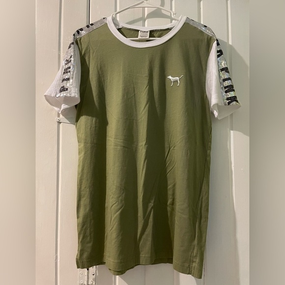 VS. PINK bling tee-small like new - Picture 4 of 9